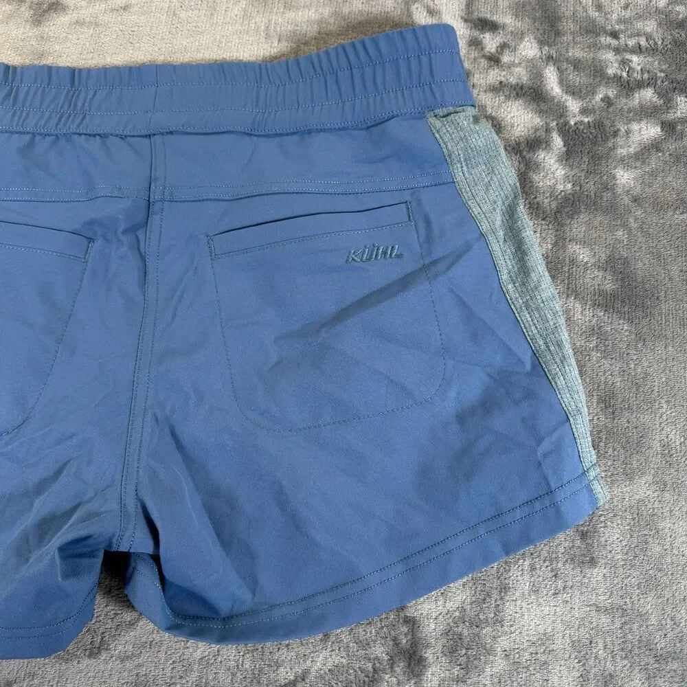 KUHL Sz S Women’s Riptide Pull-Up Shorts Elastic Waist Outdoor 3” Sample NWOT